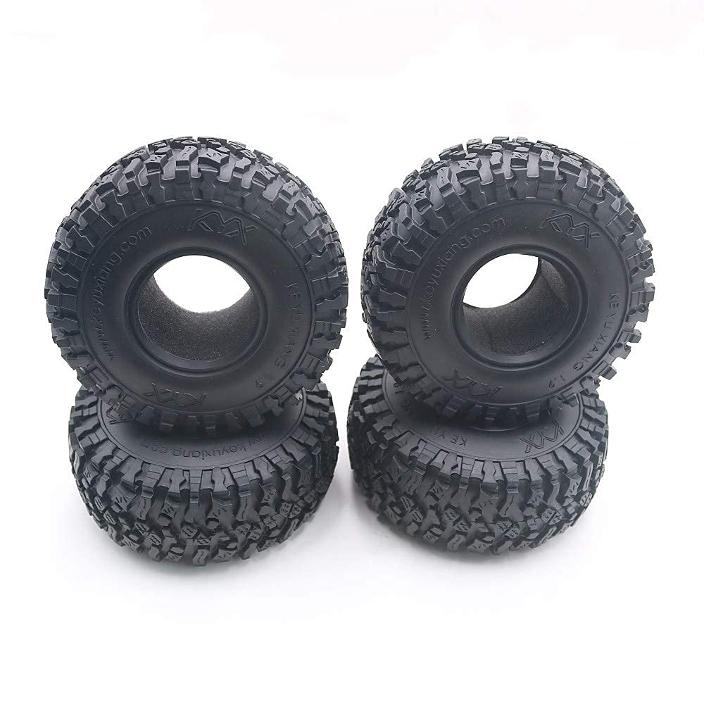 ② Kuri タイヤ KYX Racing Rubber 1.9 Inch Tires 118mm x 45mm Tyres for 1/10 Rc